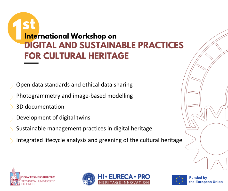 1st International Workshop on Digital and Sustainable Practices for Cultural Heritage