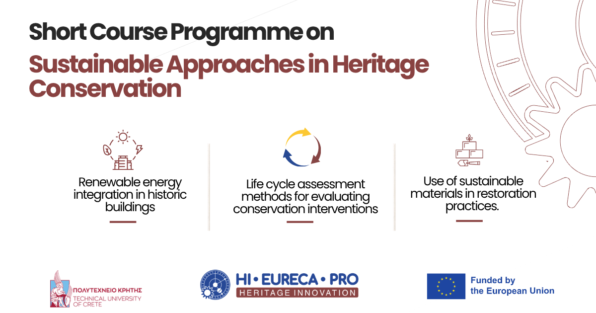 Short Course Programme on “Sustainable Approaches in Heritage Conservation”